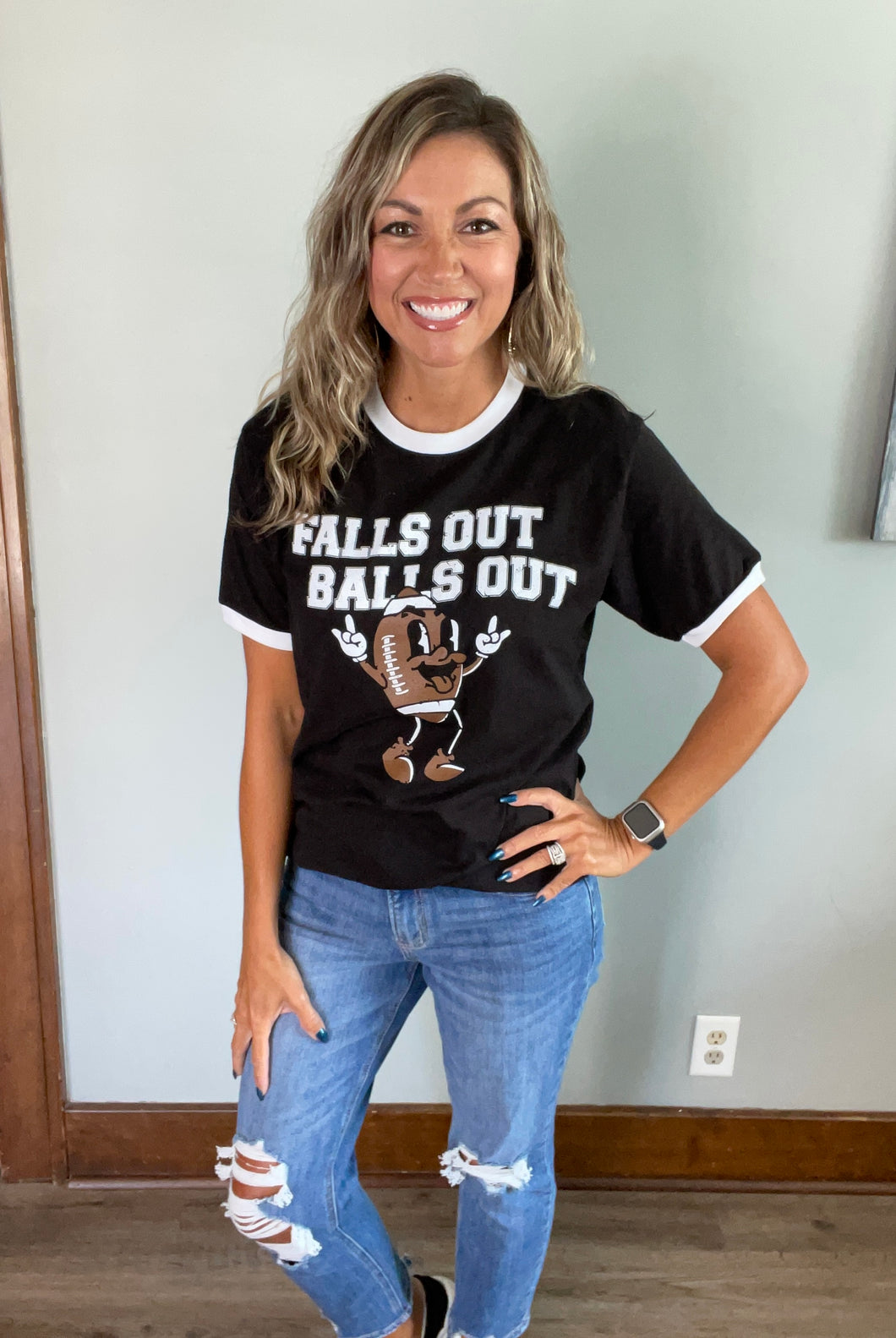 Falls Out Balls Out Graphic Tee
