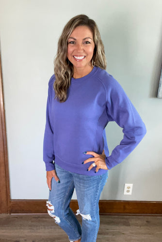 Marlin crewneck fleece sweatshirt