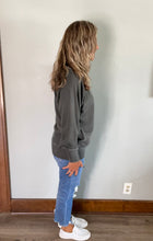 Load image into Gallery viewer, Black French Terry Pullover