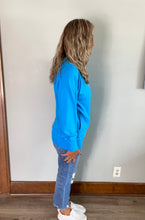 Load image into Gallery viewer, Ocean Blue French Terry Pullover