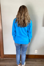 Load image into Gallery viewer, Ocean Blue French Terry Pullover