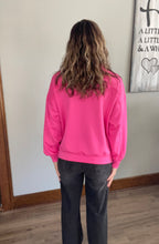 Load image into Gallery viewer, Hot Pink Half Zip Pullover