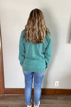 Load image into Gallery viewer, Teal French Terry Pullover
