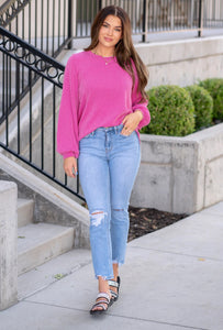 Vervet high rise cropped slim straight jeans
