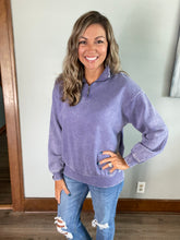 Load image into Gallery viewer, Marlin Acid Wash Half Zip Pullover