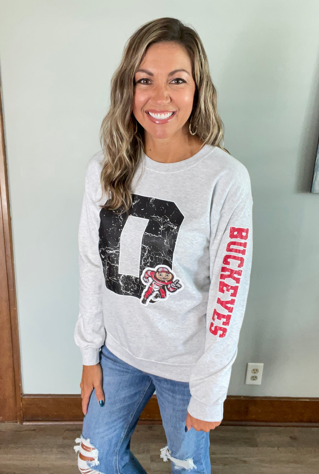 Ohio State black O crewneck sweatshirt