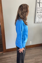 Load image into Gallery viewer, Ocean Blue French Terry Pullover