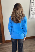 Load image into Gallery viewer, Ocean Blue French Terry Pullover