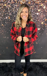 Buffalo plaid shacket