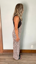 Load image into Gallery viewer, Animal Print Ribbed Jumpsuit