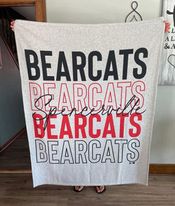 Stadium Spencerville Bearcats spirit blanket