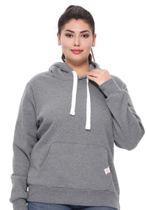 Heather gray hoodie