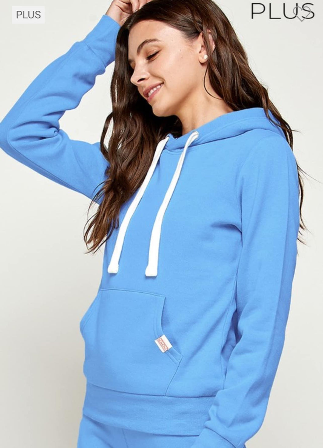 Powder blue hoodie