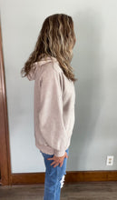 Load image into Gallery viewer, Ash Mocha Washed Half-Zip Hoodie