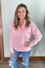 Load image into Gallery viewer, Pink Utility Pullover