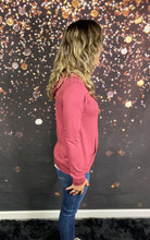 Load image into Gallery viewer, Marsala terry hoodie