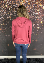 Load image into Gallery viewer, Marsala terry hoodie