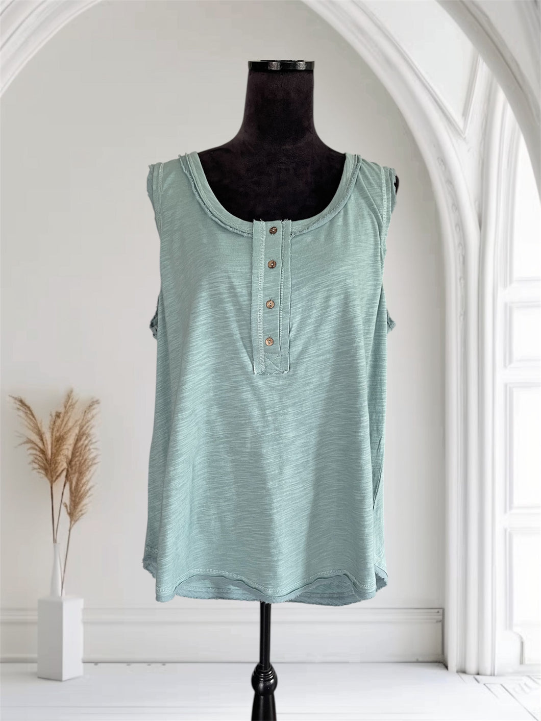 Sky blue tank top