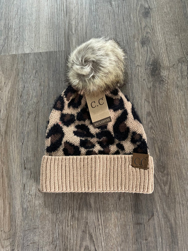 Latte leopard C.C hat